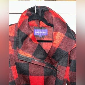 NWOT Buffalo check sweater jacket size Smalll